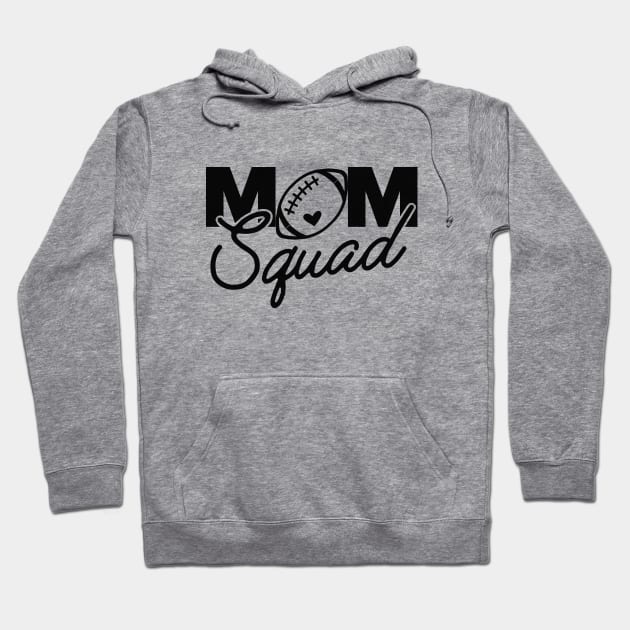 Football Mom Squad Hoodie by KC Happy Shop